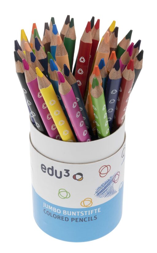 EDU3 BARVICE JUMBO TRIKOTNE  1/36 LONČEK 14501