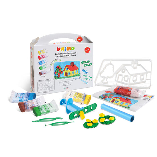 PRIMO PLASTELIN EASYDO 5x100g s pripomočki HOUSE  14559