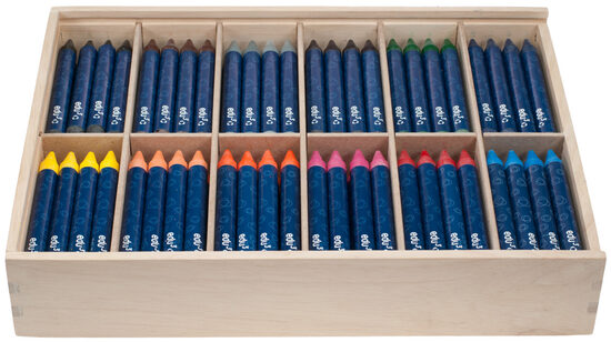 VOŠČENKE edu3 JUMBO (set 144 kos) 14647