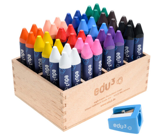 VOŠČENKE edu3 PRIME JUMBO (13,5 mm, čebelji vosek) 1/48 14447