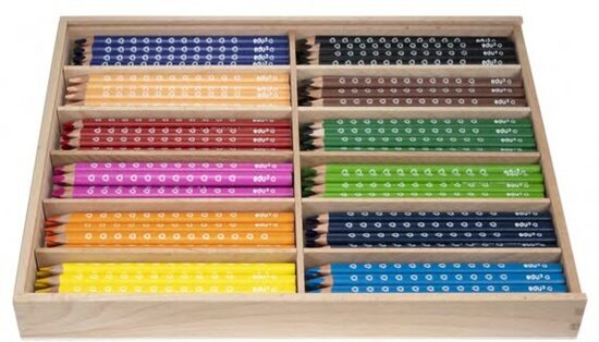 BARVICE edu3 JUMBO TRIKOTNE V LESENEM BOXU 1/144 14448