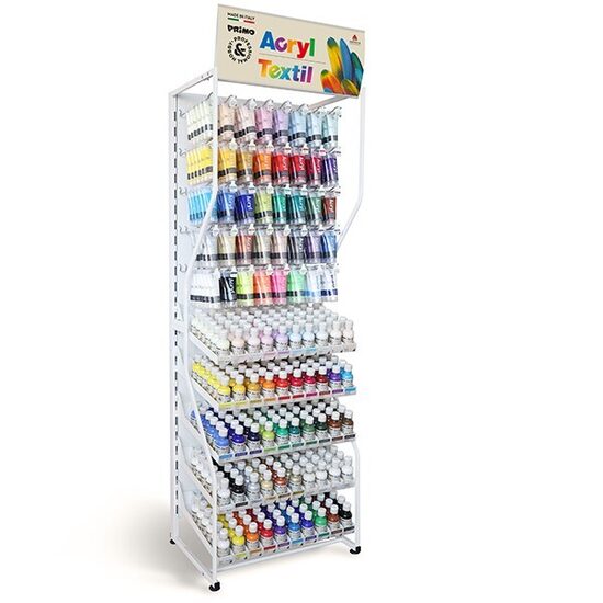 PRIMO STOJALO barve tekstil 300X125ml + barve akril 240X75ml  14594