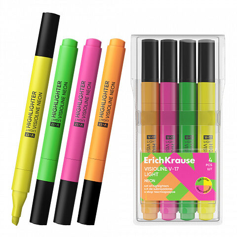 TEXTMARKER ErichKrause Visioline Neon SIGNIRNI MARKER 1/4 14877
