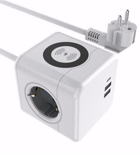 MicroConnect Razdelilnik PowerCube, 3 vtičnice