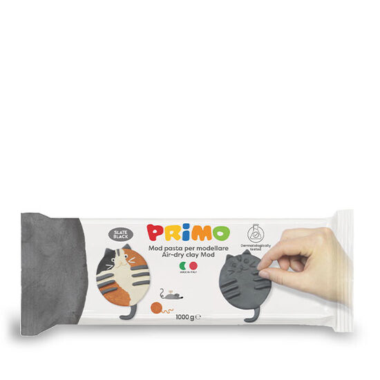 PRIMO MODELIRNA MASA ČRNA 1000g 14648