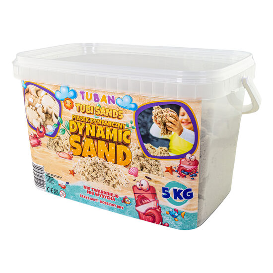 KINETIČNI PESEK 5 kg (v škatli s pokrovom) TUBAN 13700