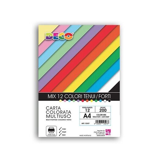 PAPIR 200G A4 MIX 1/12 3000