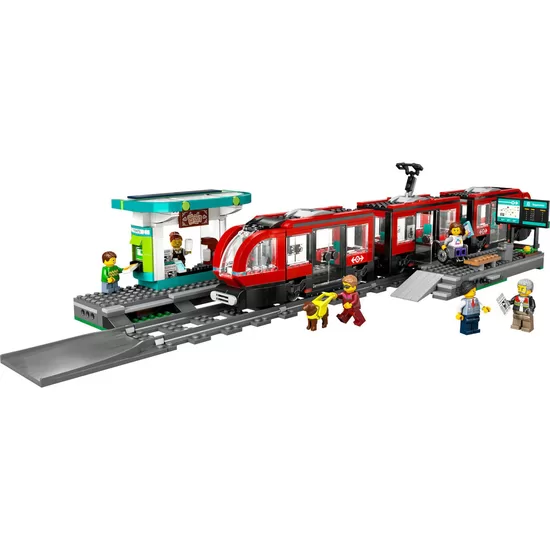 LEGO 60423 - Tramvaj s postajo
