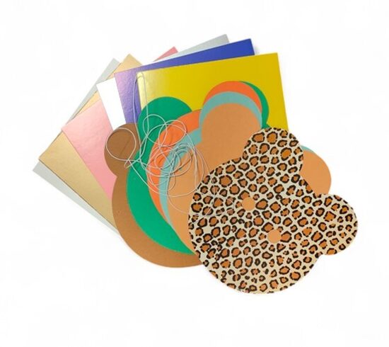 SET ŠABLON ZA IZDELAVO ŽIVALSKIH MASK 14817