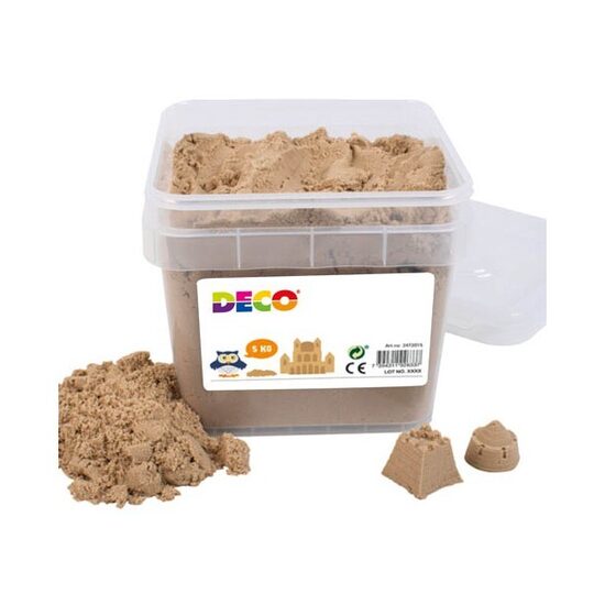 KINETIČNI PESEK 5 kg vZABOJU Deco send 10359