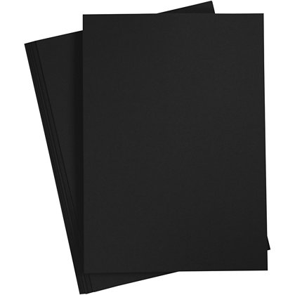 PAPIR/KARTON ČRNI 180g A4 1/20 12545