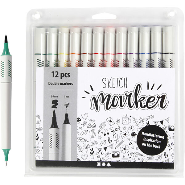 FLOMASTRI - Sketch markers za skiciranje (set 12 kos) 13021