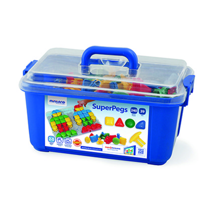 MINILAND 95072 SUPERPEGS Jumbo žebljički (240 kosov)