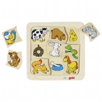 GOKI 56880 PUZZLE ŽIVALI IN NJIHOVA PREHRANA