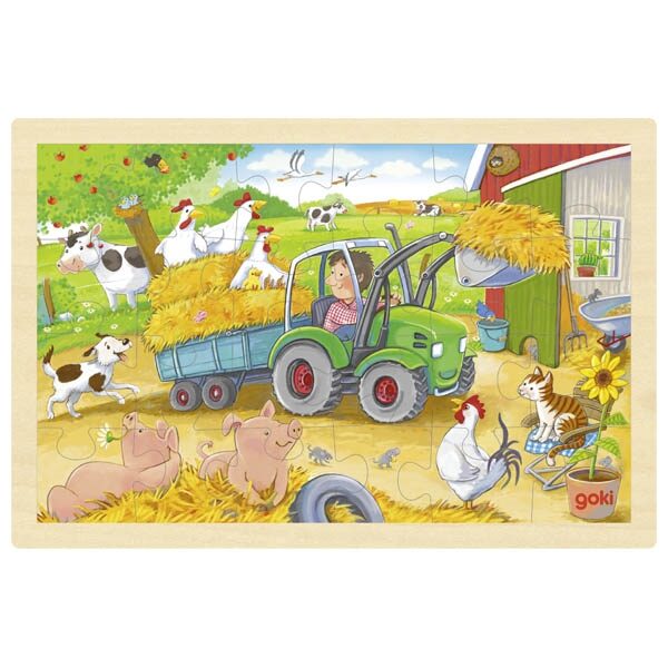 GOKI 57420 PUZZLE DELO NA KMETIJI