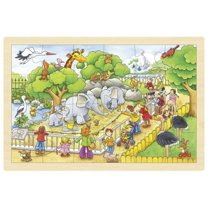 GOKI 57808 PUZZLE ŽIVALSKI VRT