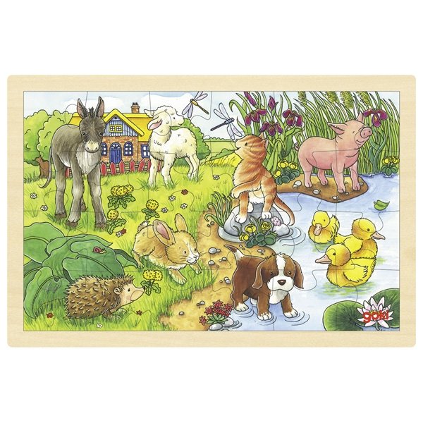 GOKI 57890 PUZZLE ŽIVALI MLADIČI