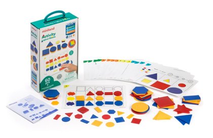 LOGIČNO SORTIRANJE GEOMETRIJSKIH LIKOV (SET 60kos) 95042