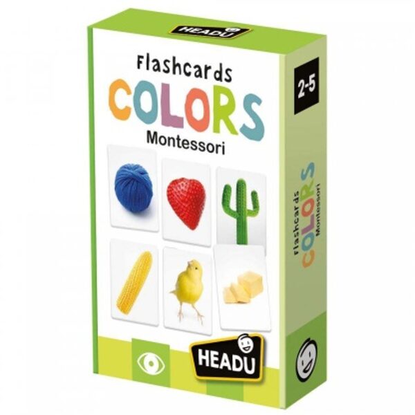 Headu Montessori kartice Barve