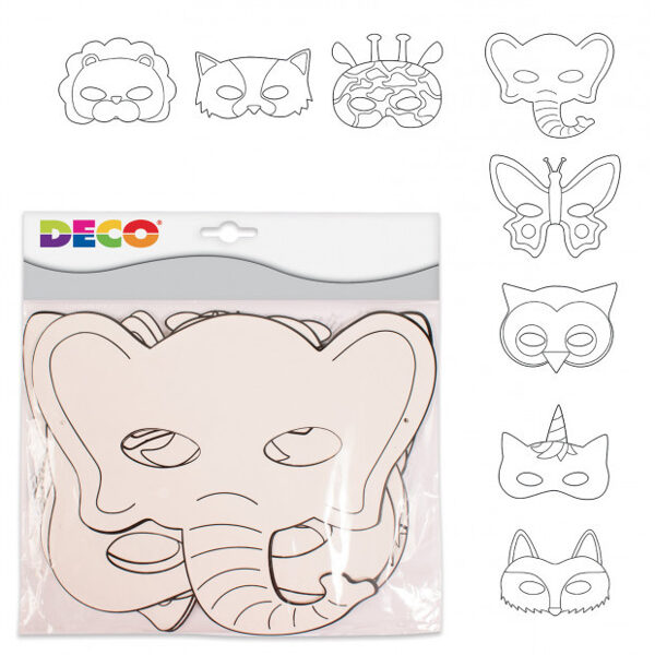 IZDELAJ SI SVOJO MASKO (set 16 kos) SA372
