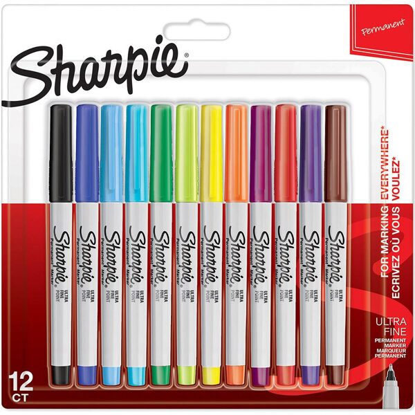 TANKI PERMANENTNI FLOMASTRI Sharpie (set 12 kosov) 13595