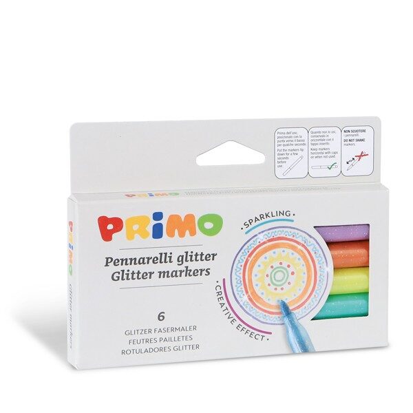 GLITTER FLOMASTRI PRIMO 1/6 SA335