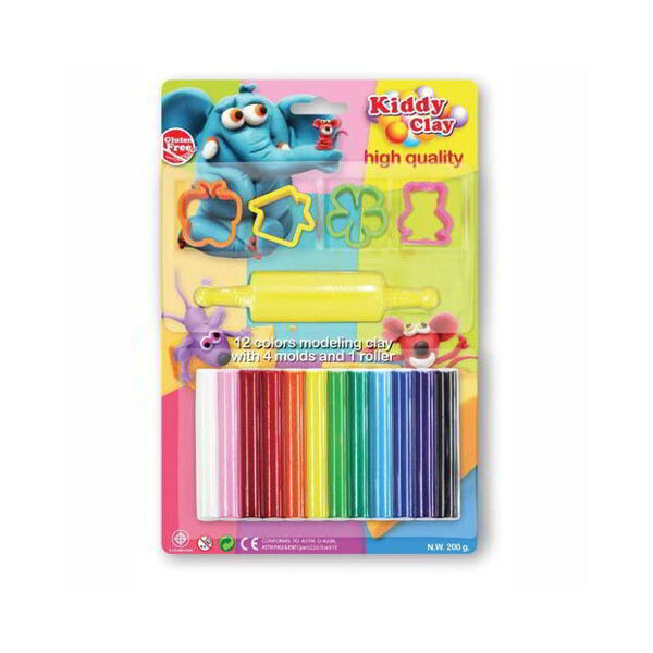 SET PLASTELINA 200 g S PRIPOMOČKI SA370