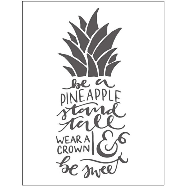 PLOŠČA ZA EMBOSSING - odtis reliefov, Ananas