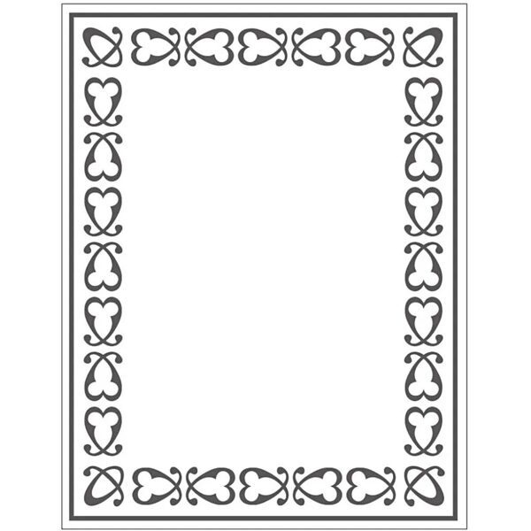 PLOŠČA ZA EMBOSSING - odtis reliefov, Okvir