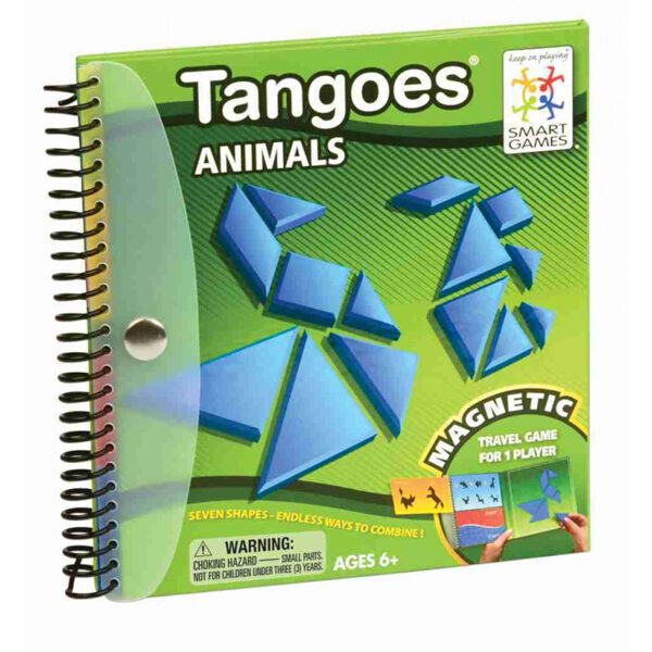Smart Games TANGOES, Zloženka živali 48 izzivov), magn. potovalna igra SGT 121-8