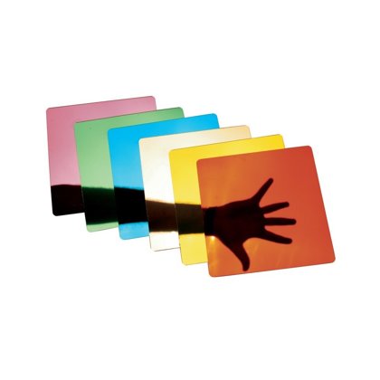 AMAYA 41175700 BARVNA OGLEDALA (set 6 kosov, velikost 15 x 15 cm)