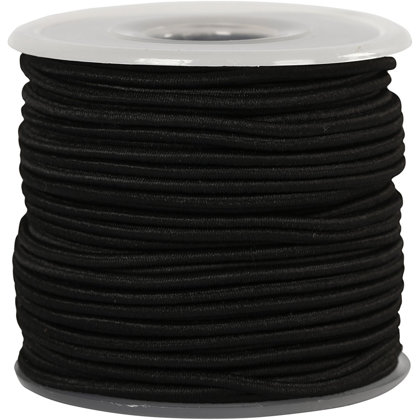 ELASTIKA KOLUT 2mm/25m črna 5098