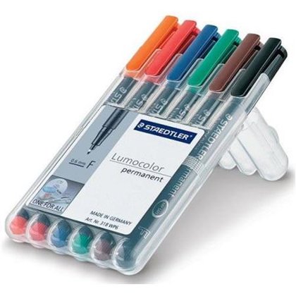 FLOMASTRI permanent Staedtler WP6 1203