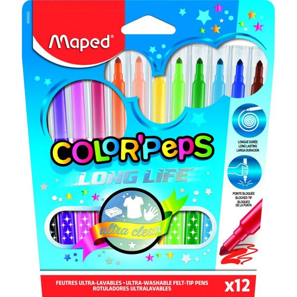 Flomastri MAPED Color'peps, 12/1 LONG LIFE 14166