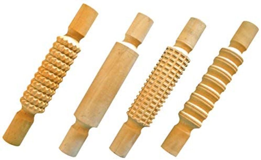 LESENI VALJI (set 4 kosi)