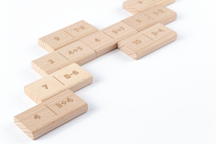 MATEMATIČNE DOMINE Seštevanje do 20 (set 64 domin)