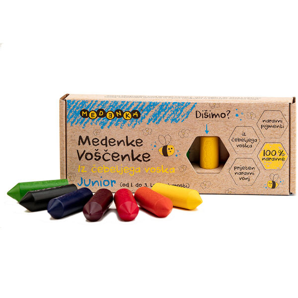 VOŠČENKE MEDENKA JUNIOR (set 7 barv) 378