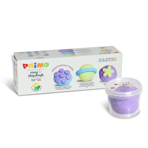 PRIMO EasyDo PLASTELIN 3x100 g PASTELNE BARVE